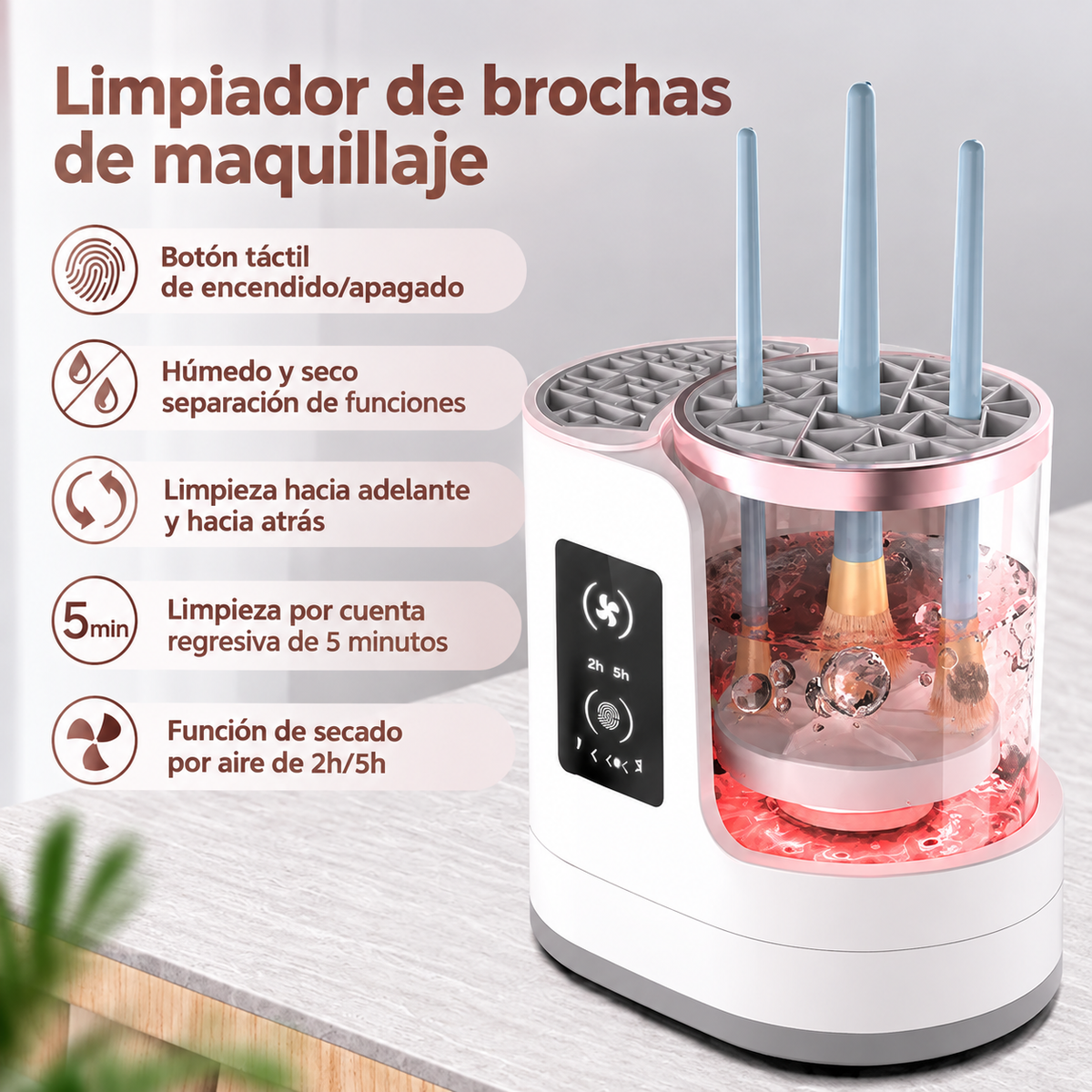 BellaClean – Limpiador y secador de brochas
