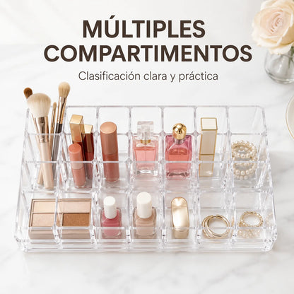 Organizador de Maquillaje Acrílico Multifuncional