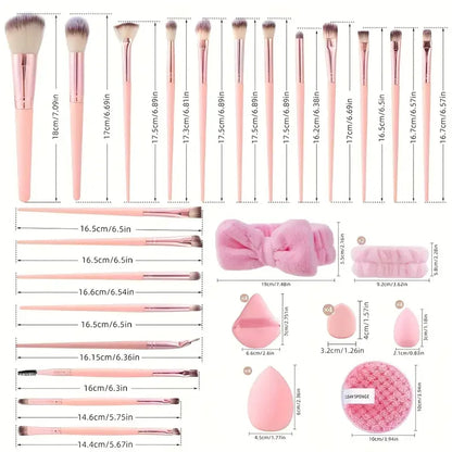 Kit de Pinceles de Maquillaje Bella – Set Completo