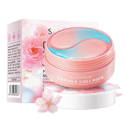 60 unidades de Parches de Ojos con Colágeno de Sakura – Hidratación y Luminosidad